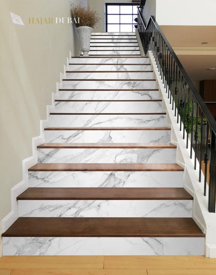 marble stairs installation