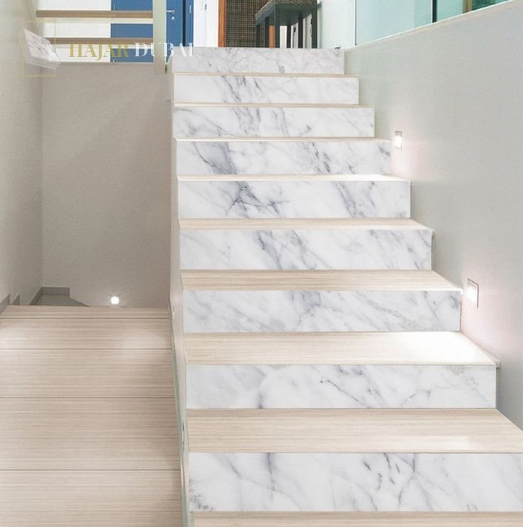 marble stairs installation